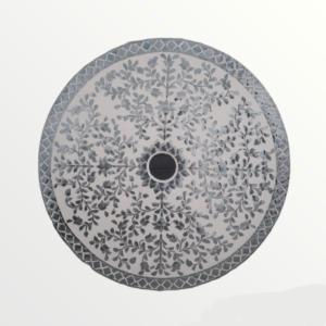 Round Thikri Art mirror inlay ceiling panel for home decor